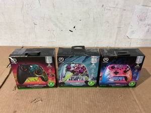 lot 262 image: LOT OF 3 PowerA Advantage Wired Controller