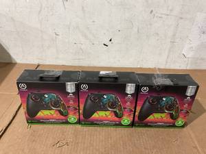 lot 263 image: LOT OF 3 PowerA Advantage Wired Controller