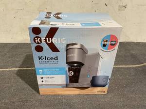 lot 103 image: Keurig K-Iced Essentials, Gray Iced and Hot Single-Serve K-Cup Pod Coffee Maker