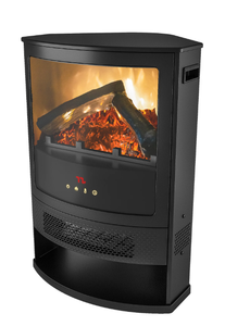 lot 620 image: Better Homes & Gardens Electric Corner Stove Heater with Remote
