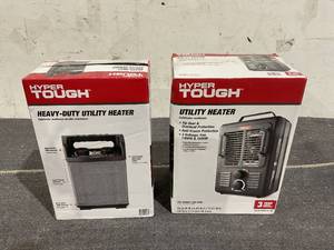 lot 152 image: LOT OF 2 Hyper Tough Utility Heaters