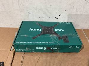 lot 297 image: Onn. Full Motion Spring-Assisted TV Wall Mount 24-65