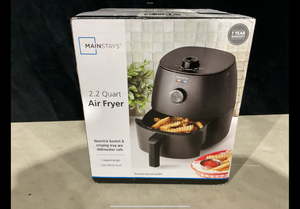 lot 384 image: Mainstays 2.2 qt Air Fryer - Automatic Shutoff, Built-in Timer