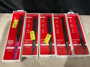 lot 406 image: LOT OF 5 Revlon Curling Irons