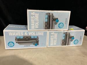lot 408 image: LOT OF 3 Conair Professional Jumbo and Super-Jumbo Ceramic Hot Hair Rollers