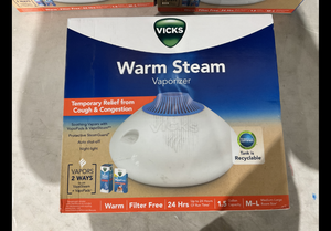 lot 411 image: LOT OF 3 Vicks Warm Steam Vaporizer, V150SGNJUV