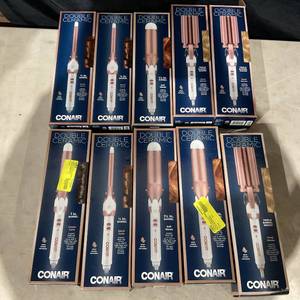 lot 416 image: LOT OF 10 Conair Hair Styling Tools