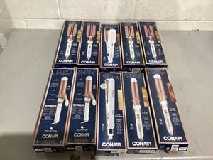 lot 529 image: LOT OF 10 Conair Hair Styling Tools