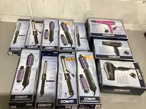 lot 544 image: LOT OF Conair Hair Styling Tools