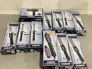 lot 551 image: LOT OF Conair Hair Styling Tools