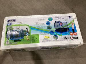 lot 656 image: Bounce Pro 7 My First Trampoline Hexagon (Ages 3-10) for Kids
