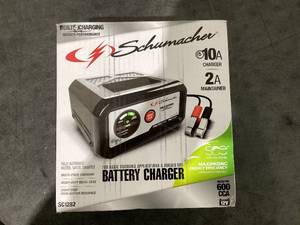 lot 676 image: Schumacher SC1282 10-Amp 12V Fully Automatic Battery Charger and Maintainer