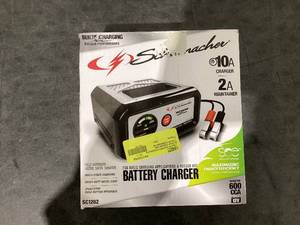 lot 677 image: Schumacher SC1282 10-Amp 12V Fully Automatic Battery Charger and Maintainer