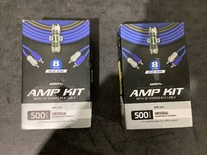lot 686 image: LOT OF 2 Metra WM-AK2 500 Watt 8 Gauge Amp Installation Kit