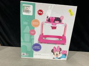 lot 447 image: Disney Baby Ready, Set, Walk DX Developmental Walker, Modern Minnie