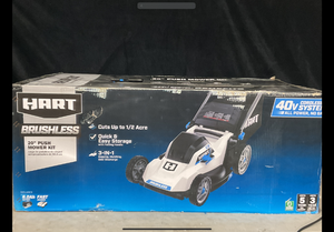 lot 453 image: HART 40-Volt Cordless 20 Brushless Self Propelled Mower Kit