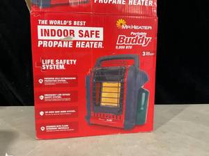lot 463 image: Mr. Heater Brand Portable Buddy 9,000 BTU Outdoor Camping Liquid Propane Heater