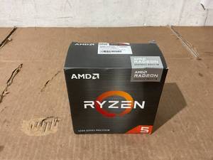 lot 14 image: AMD Ryzen 5 5600G 6-Core 12-Thread Desktop Processor with Radeon Graphics