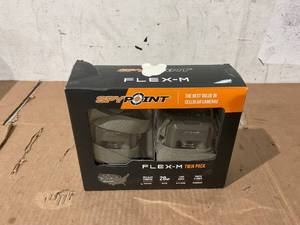 lot 85 image: 2PCS SPYPOINT Flex-M Twin Pack Cellular Trail Cameras - Best Hunting Accessories, No WiFi Needed, GPS, Night Vision