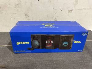lot 176 image: Onn. 200W CD Stereo with USB & Bluetooth Connectivity