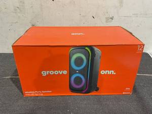 lot 53 image: Onn. Wireless Party Speaker with LED Lighting