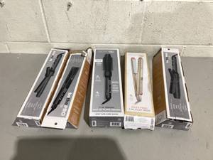 lot 590 image: LOT OF 5 Infiniti Pro Conair Hair Tools