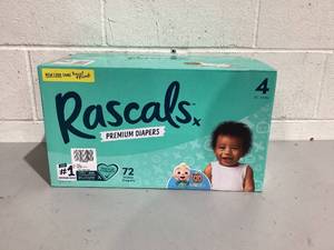 lot 592 image: Rascals Diapers CoComelon Edition Size 4, 72 Count
