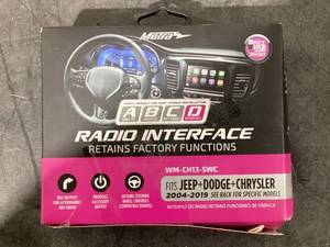 lot 695 image: Metra WM-CH13-SWC Aftermarket Data Interface for ChryslerDodgeJeep 2004-2019