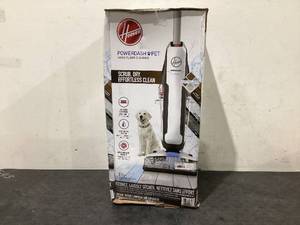 lot 696 image: Hoover PowerDash Pet Hard Floor Cleaner Machine, for Sealed Hard Floors, Fast Drying System, Lightweight and Compact, FH41000
