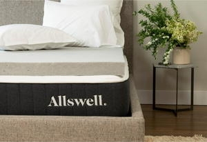 lot 724 image: Allswell Sleep Cool 2 Memory Foam Mattress Topper, Full - Infused with Graphite