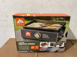 lot 25 image: Ozark Trail 1 Burner Tabletop Propane Griddle
