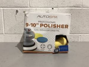 lot 600 image: AutoSpa 10 Orbital Car Suerface Polisher with Bonus Bonnets, 94001ASWDI