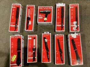 lot 607 image: LOT OF Revlon Hair Tools