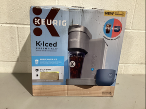 lot 346 image: Keurig K-Iced Essentials, Gray Iced and Hot Single-Serve K-Cup Pod Coffee Maker