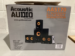 lot 350 image: Acoustic Audio AA5170 Home Theater 5.1 Bluetooth Speaker System 700W