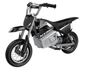 lot 17 image: Razor Dirt Rocket MX350 - Black with Decals Included, 24V Electric-Powered Dirt Bike for Kids 13