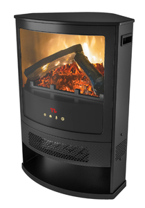 lot 20 image: Better Homes & Gardens New Electric Corner Stove Heater with Remote