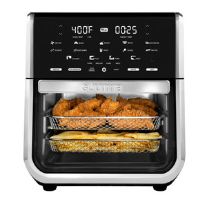 lot 66 image: Gourmia All-in-One 14-Quart Air Fryer, Oven, Rotisserie, Dehydrator with Temperature Probe