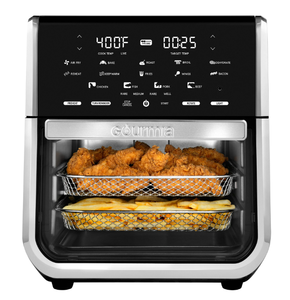lot 72 image: Gourmia All-in-One 14-Quart Air Fryer, Oven, Rotisserie, Dehydrator with Temperature Probe