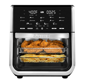 lot 74 image: Gourmia All-in-One 14-Quart Air Fryer, Oven, Rotisserie, Dehydrator with Temperature Probe