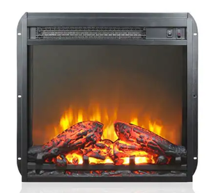 lot 133 image: Electric Fireplace Heater Insert with Overheating Protection 1400W - 18