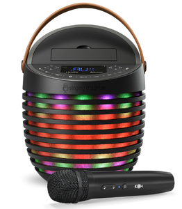 lot 150 image: Singing Machine SMC2020 SingCast One - Video Casting Karaoke System with Bluetooth, Light Show & Voice Changing Effects