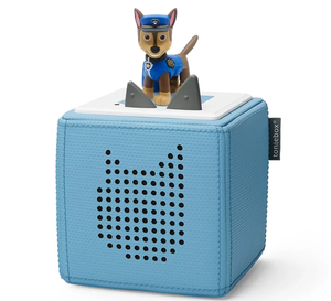 lot 156 image: Tonies Paw Patrol Toniebox Audio Player Starter Set with Chase, for Kids 3, Light Blue, Weight 3 lbs