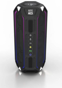 lot 167 image: Altec Lansing HydraBoom Everythingproof Portable Bluetooth Speaker with LED Lights, Black, IMW1400-BLK