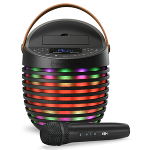 lot 172 image: Singing Machine SMC2020 SingCast One - Video Casting Karaoke System with Bluetooth, Light Show & Voice Changing Effects