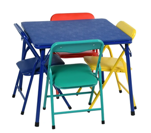 lot 212 image: 5PCS Homy Casa Kids Folding Activity Table and Chair Set