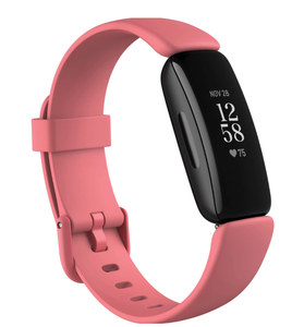 lot 390 image: Fitbit Inspire 2 247 Heart Rate Desert Rose Health & Fitness Tracker