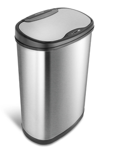 lot 479 image: Nine Stars 13.2 Gallon Trash Can, Motion Sensor Kitchen Trash Can