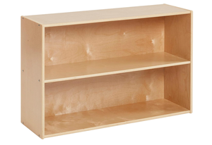 lot 514 image: ECR4Kids Streamline 2-Shelf Storage Cabinet, 24in, Kids Bookshelf