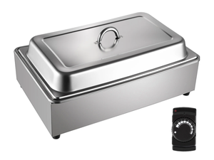 lot 522 image: Commercial Food Warmer, Full-Size 1 Pot Steam Table with Lid, 9.5 Quart Electric Soup Warmers